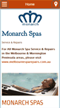 Mobile Screenshot of monarchspas.com.au